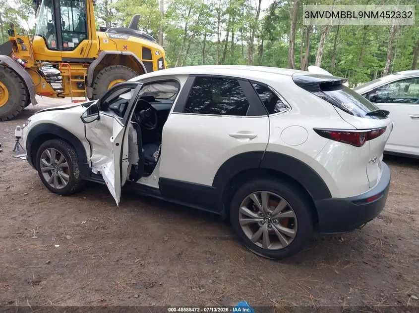 2022 Mazda Cx-30 Select VIN: 3MVDMBBL9NM452332 Lot: 45585472