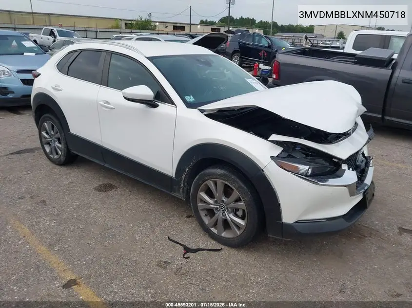 2022 Mazda Cx-30 Select VIN: 3MVDMBBLXNM450718 Lot: 45593201