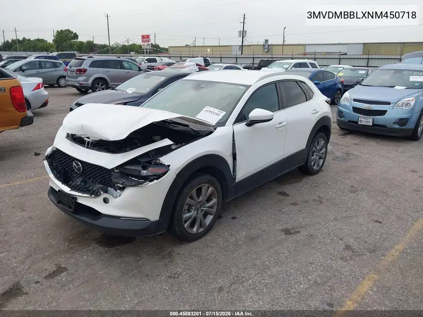 2022 Mazda Cx-30 Select VIN: 3MVDMBBLXNM450718 Lot: 45593201