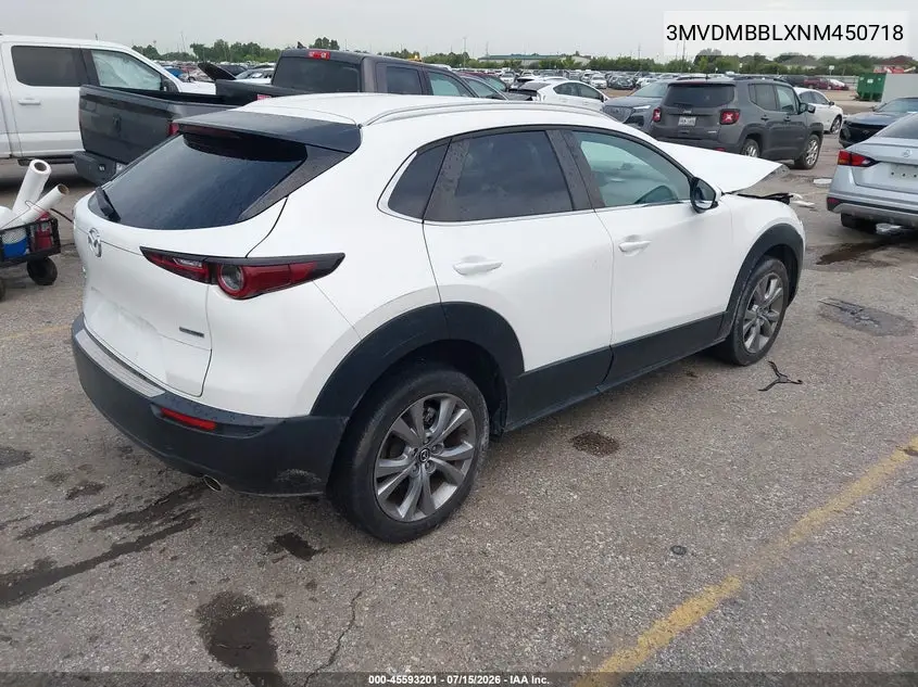 2022 Mazda Cx-30 Select VIN: 3MVDMBBLXNM450718 Lot: 45593201