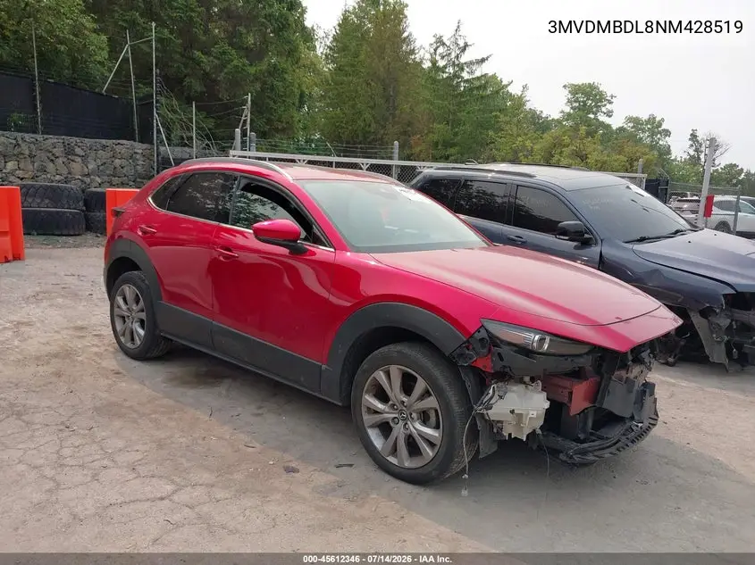 2022 Mazda Cx-30 Premium VIN: 3MVDMBDL8NM428519 Lot: 45612346