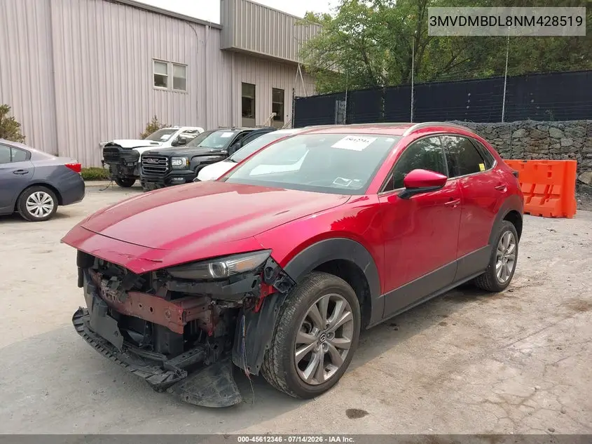 2022 Mazda Cx-30 Premium VIN: 3MVDMBDL8NM428519 Lot: 45612346