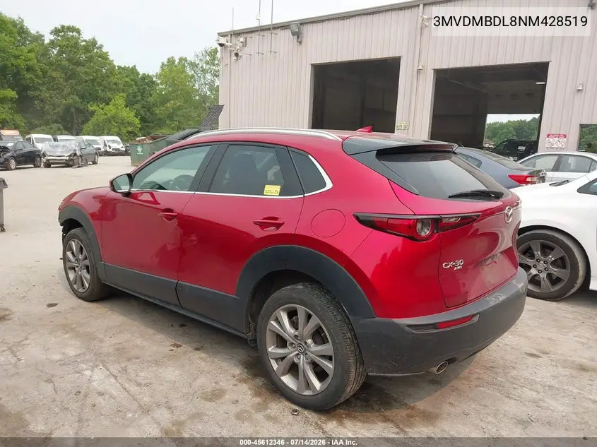 2022 Mazda Cx-30 Premium VIN: 3MVDMBDL8NM428519 Lot: 45612346