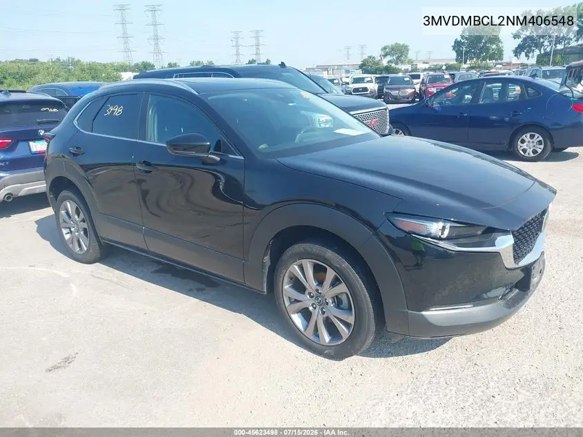 2022 Mazda Cx-30 Preferred VIN: 3MVDMBCL2NM406548 Lot: 45623498