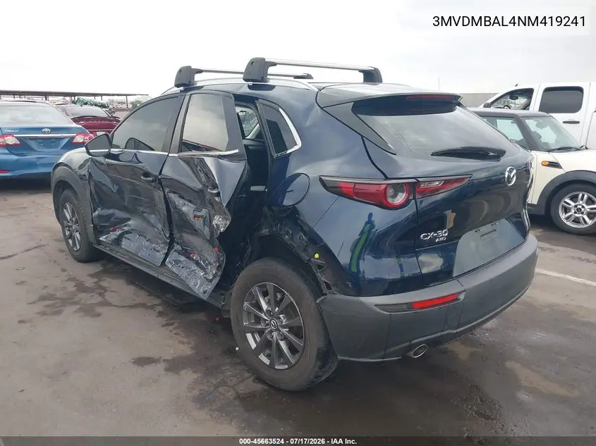 2022 Mazda Cx-30 2.5 S VIN: 3MVDMBAL4NM419241 Lot: 45663524