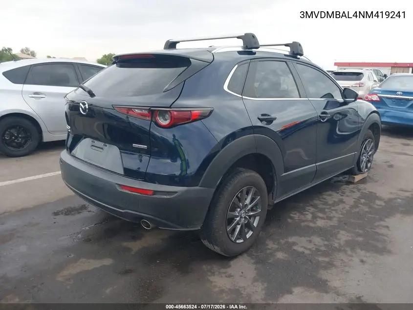 2022 Mazda Cx-30 2.5 S VIN: 3MVDMBAL4NM419241 Lot: 45663524
