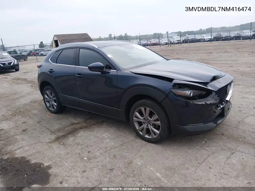 2022 Mazda Cx-30 Premium VIN: 3MVDMBDL7NM416474 Lot: 45683979