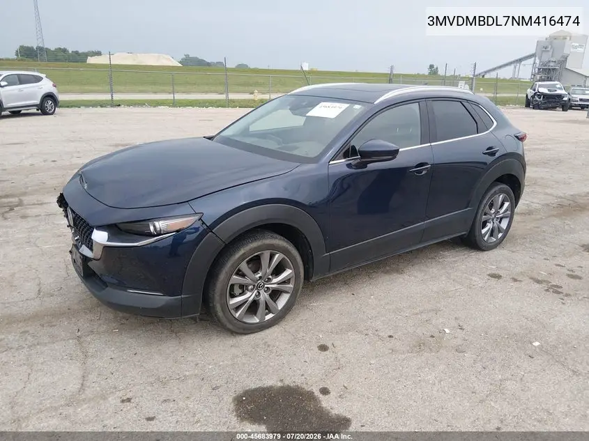 2022 Mazda Cx-30 Premium VIN: 3MVDMBDL7NM416474 Lot: 45683979