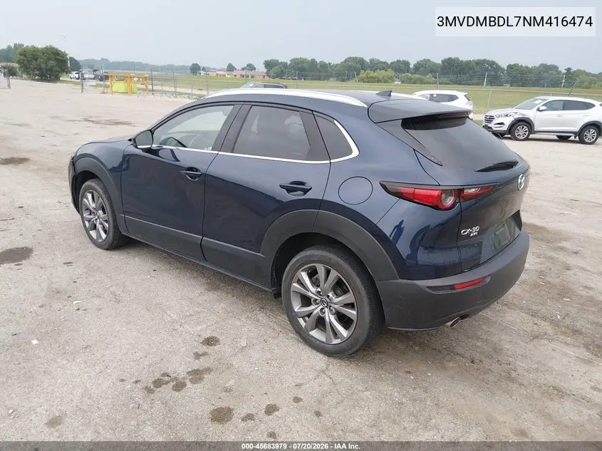2022 Mazda Cx-30 Premium VIN: 3MVDMBDL7NM416474 Lot: 45683979