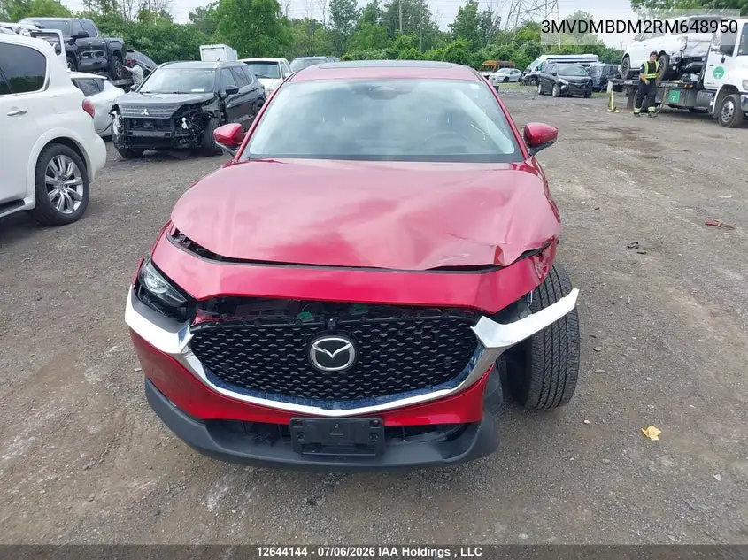 2024 Mazda Cx-30 Gt VIN: 3MVDMBDM2RM648950 Lot: 12644144