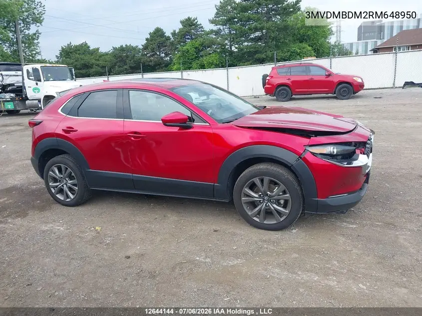 2024 Mazda Cx-30 Gt VIN: 3MVDMBDM2RM648950 Lot: 12644144