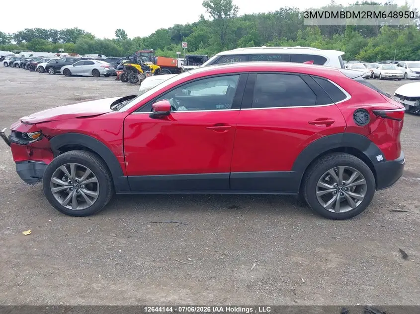2024 Mazda Cx-30 Gt VIN: 3MVDMBDM2RM648950 Lot: 12644144