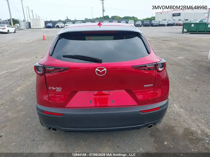 2024 Mazda Cx-30 Gt VIN: 3MVDMBDM2RM648950 Lot: 12644144