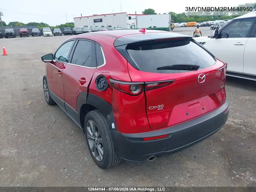 2024 Mazda Cx-30 Gt VIN: 3MVDMBDM2RM648950 Lot: 12644144