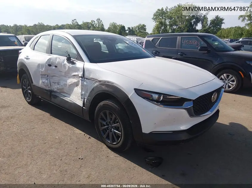 2024 Mazda Cx-30 2.5 S VIN: 3MVDMBAMXRM647887 Lot: 45307754