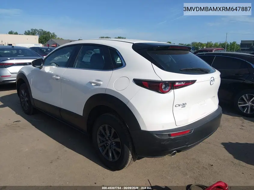 2024 Mazda Cx-30 2.5 S VIN: 3MVDMBAMXRM647887 Lot: 45307754