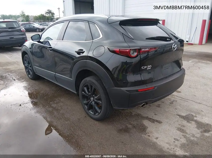 2024 Mazda Cx-30 2.5 S Select Sport VIN: 3MVDMBBM7RM600458 Lot: 45325307
