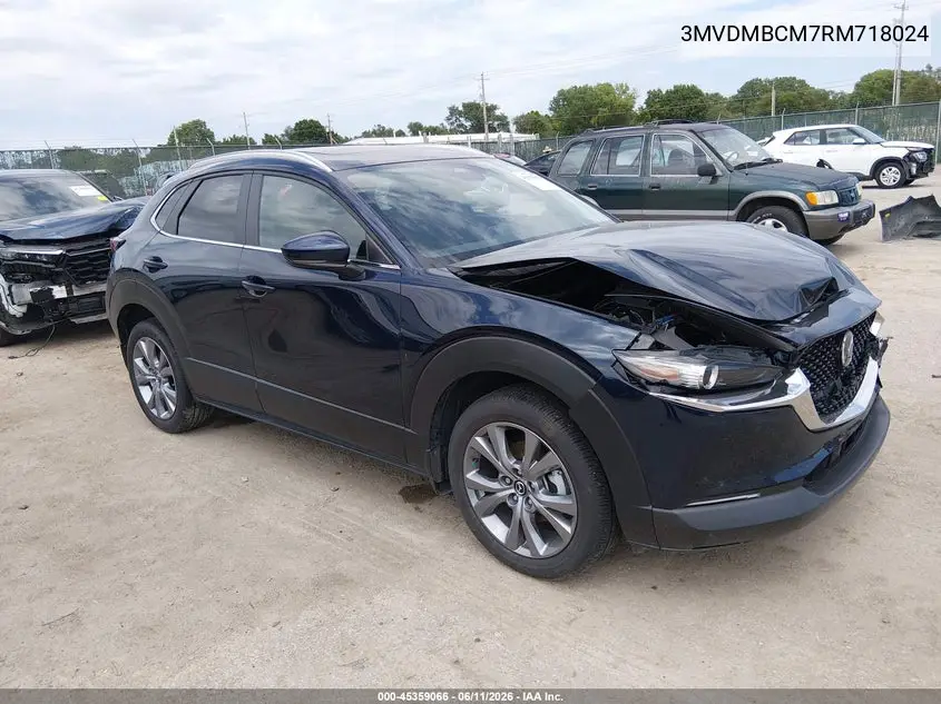 2024 Mazda Cx-30 2.5 S Preferred Package VIN: 3MVDMBCM7RM718024 Lot: 45359066