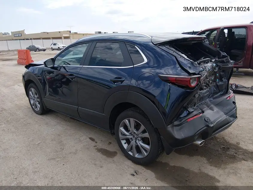 2024 Mazda Cx-30 2.5 S Preferred Package VIN: 3MVDMBCM7RM718024 Lot: 45359066