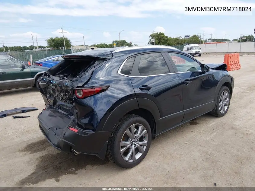 2024 Mazda Cx-30 2.5 S Preferred Package VIN: 3MVDMBCM7RM718024 Lot: 45359066