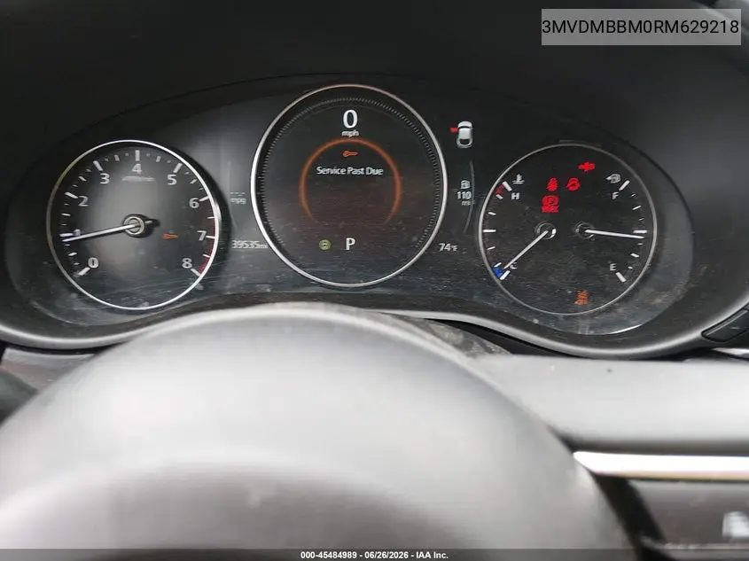 2024 Mazda Cx-30 2.5 S Select Sport VIN: 3MVDMBBM0RM629218 Lot: 45484989