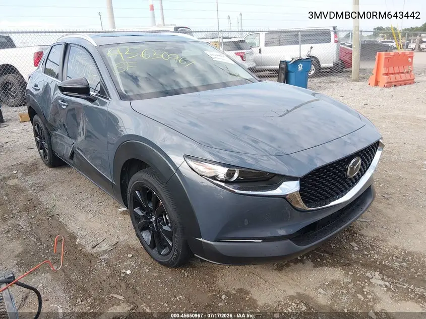 2024 Mazda Cx-30 2.5 S Carbon Edition VIN: 3MVDMBCM0RM643442 Lot: 45650967