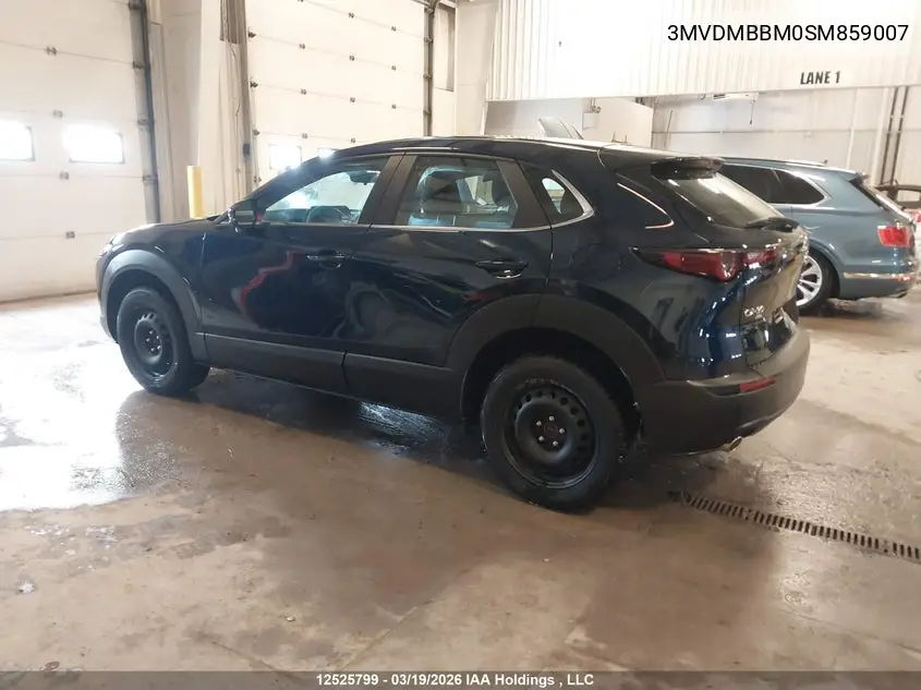 2025 Mazda Cx-30 Select VIN: 3MVDMBBM0SM859007 Lot: 12525799