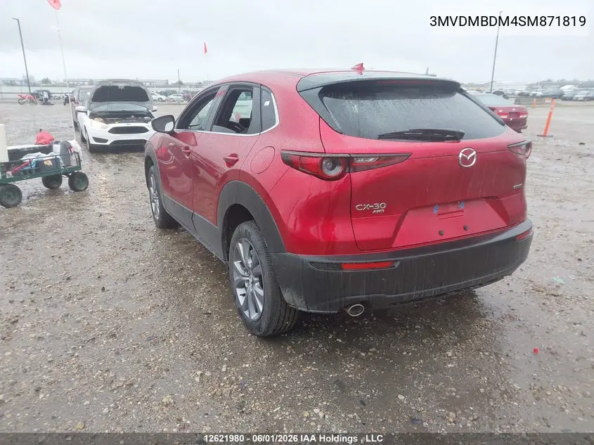 2025 Mazda Cx-30 Premium VIN: 3MVDMBDM4SM871819 Lot: 12621980