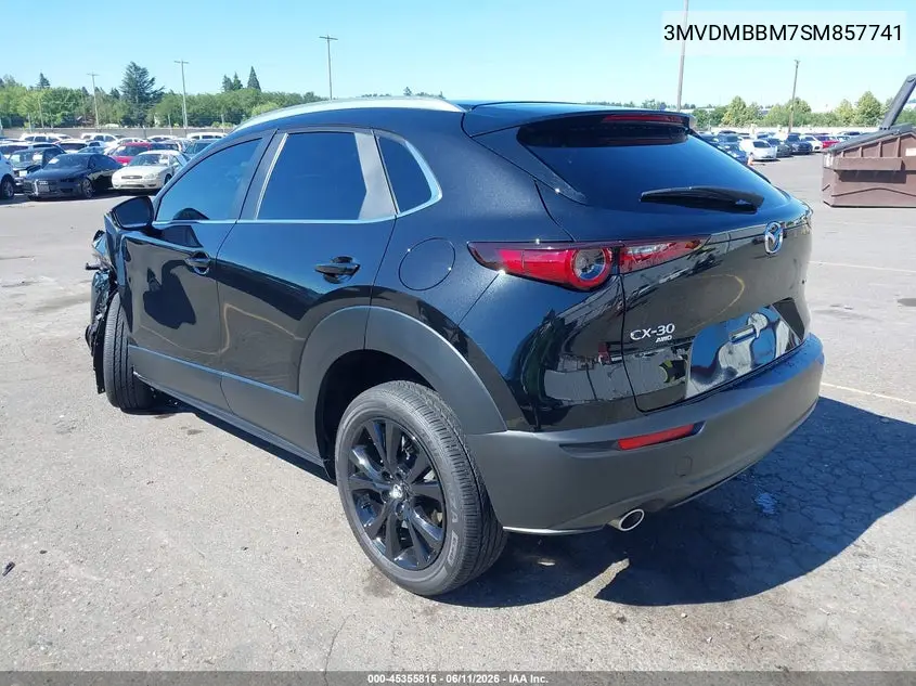 2025 Mazda Cx-30 2.5 S Select Sport VIN: 3MVDMBBM7SM857741 Lot: 45355815