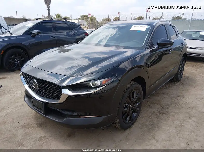 2025 Mazda Cx-30 2.5 S Select Sport VIN: 3MVDMBBM0SM843633 Lot: 45523303