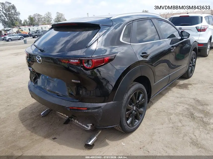 2025 Mazda Cx-30 2.5 S Select Sport VIN: 3MVDMBBM0SM843633 Lot: 45523303