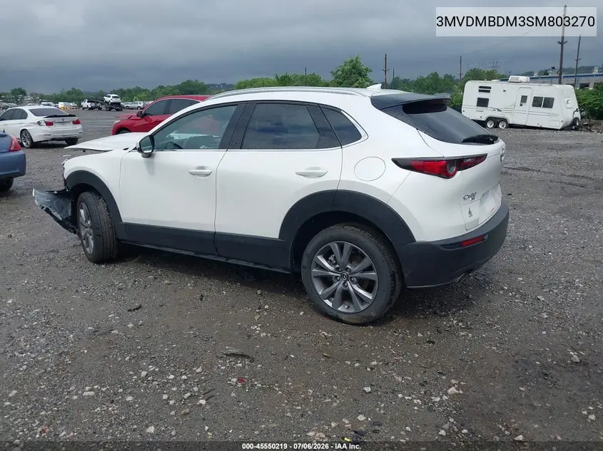 2025 Mazda Cx-30 2.5 S Premium Package VIN: 3MVDMBDM3SM803270 Lot: 45550219