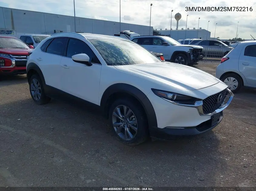 2025 Mazda Cx-30 2.5 S Preferred Package VIN: 3MVDMBCM2SM752216 Lot: 45558203