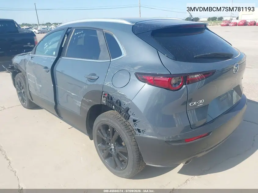 2025 Mazda Cx-30 2.5 S Carbon Edition VIN: 3MVDMBCM7SM781193 Lot: 45588374