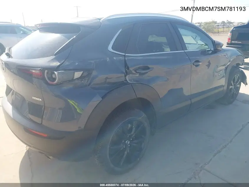 2025 Mazda Cx-30 2.5 S Carbon Edition VIN: 3MVDMBCM7SM781193 Lot: 45588374