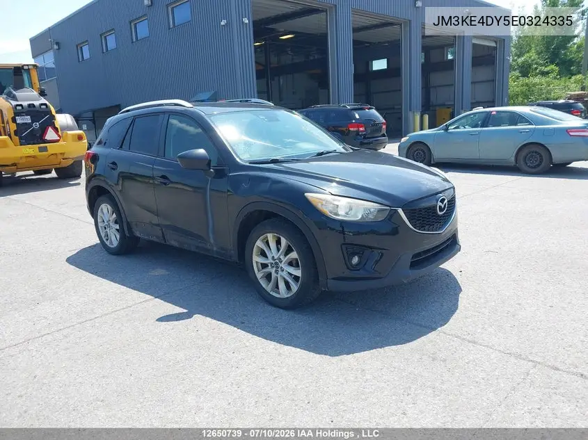 2014 Mazda Cx-5 Gt VIN: JM3KE4DY5E0324335 Lot: 12650739x