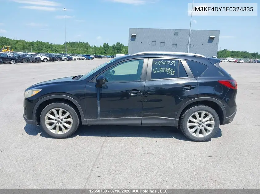 2014 Mazda Cx-5 Gt VIN: JM3KE4DY5E0324335 Lot: 12650739x