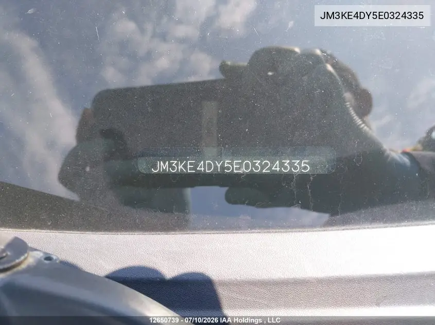 2014 Mazda Cx-5 Gt VIN: JM3KE4DY5E0324335 Lot: 12650739x