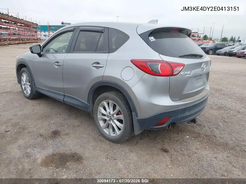 2014 Mazda Cx-5 Gt VIN: JM3KE4DY2E0413151 Lot: 30094173