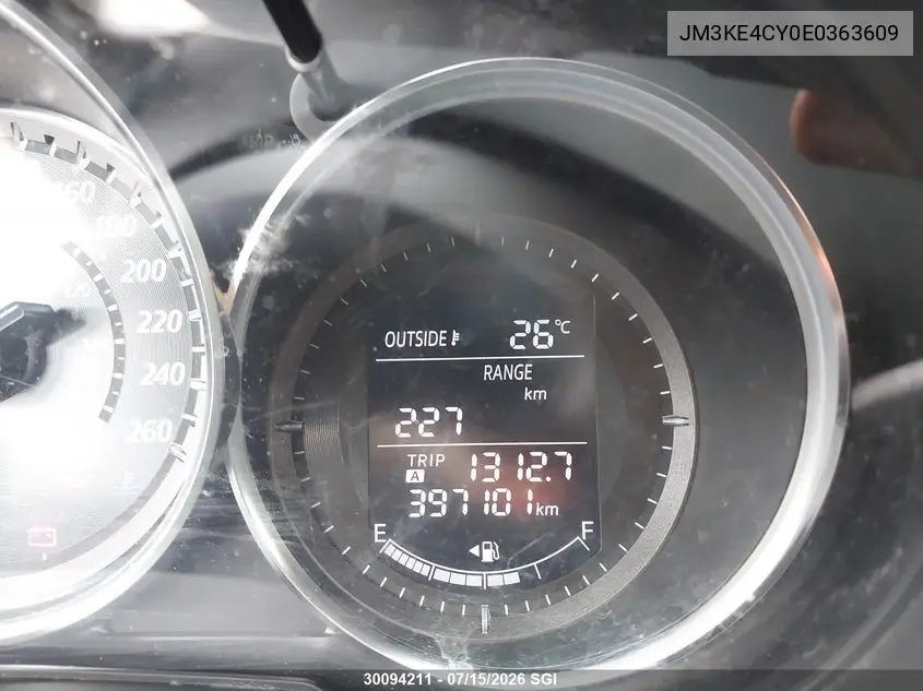 2014 Mazda Cx-5 Touring VIN: JM3KE4CY0E0363609 Lot: 30094211