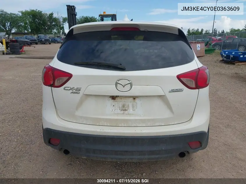 2014 Mazda Cx-5 Touring VIN: JM3KE4CY0E0363609 Lot: 30094211