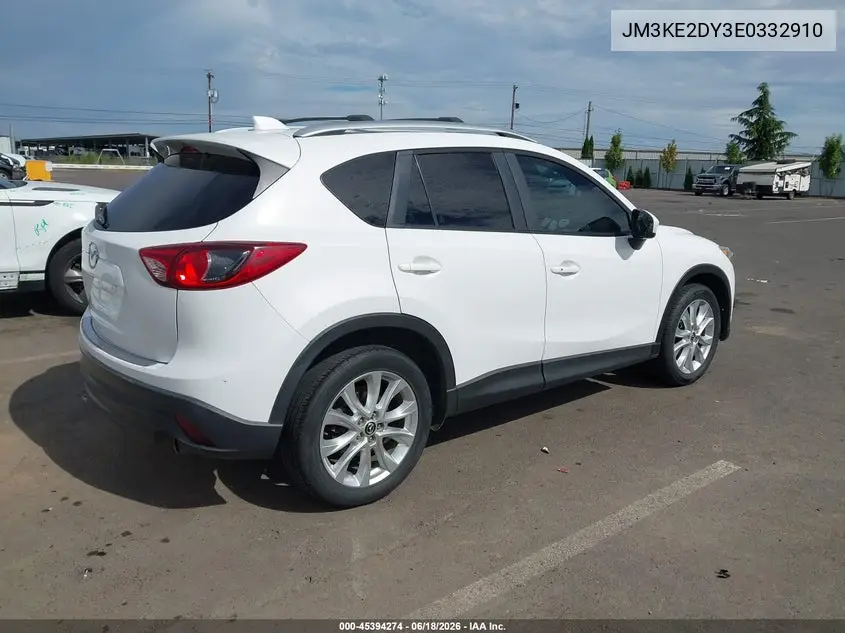 2014 Mazda Cx-5 Grand Touring VIN: JM3KE2DY3E0332910 Lot: 45394274