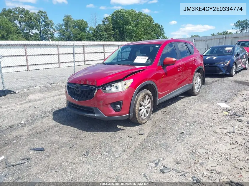 2014 Mazda Cx-5 Touring VIN: JM3KE4CY2E0334774 Lot: 45456808