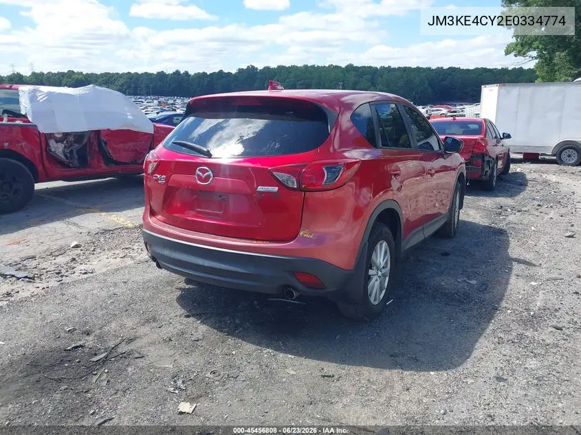 2014 Mazda Cx-5 Touring VIN: JM3KE4CY2E0334774 Lot: 45456808