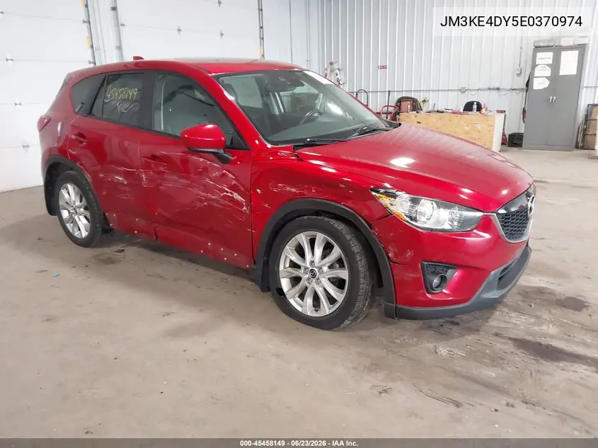 2014 Mazda Cx-5 Grand Touring VIN: JM3KE4DY5E0370974 Lot: 45458149