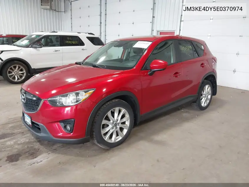 2014 Mazda Cx-5 Grand Touring VIN: JM3KE4DY5E0370974 Lot: 45458149