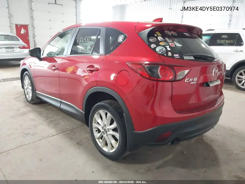 2014 Mazda Cx-5 Grand Touring VIN: JM3KE4DY5E0370974 Lot: 45458149