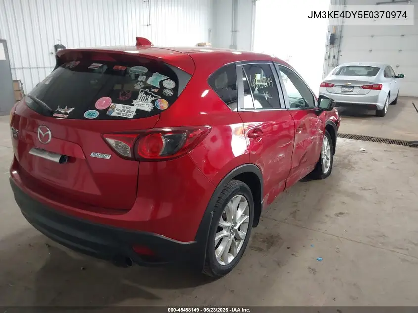2014 Mazda Cx-5 Grand Touring VIN: JM3KE4DY5E0370974 Lot: 45458149
