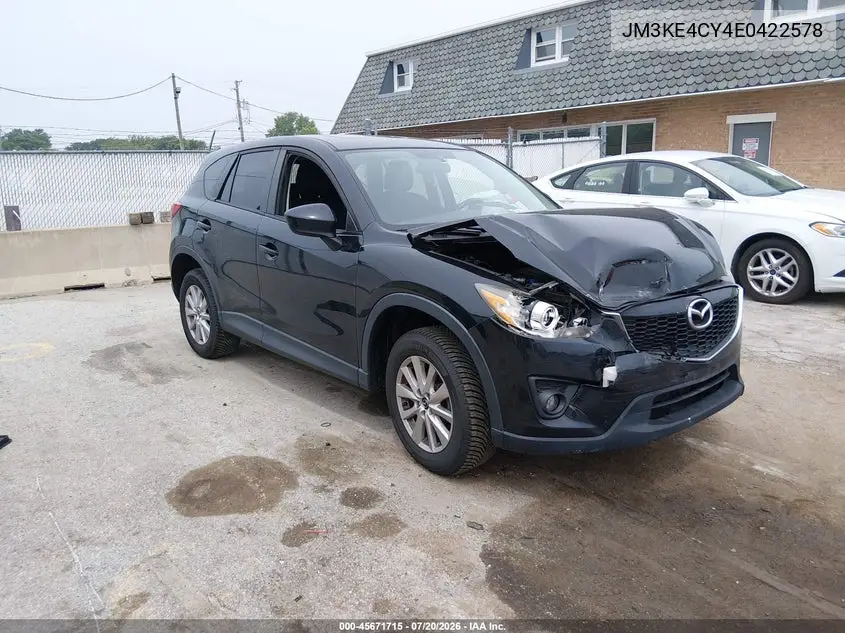 2014 Mazda Cx-5 Touring VIN: JM3KE4CY4E0422578 Lot: 45671715