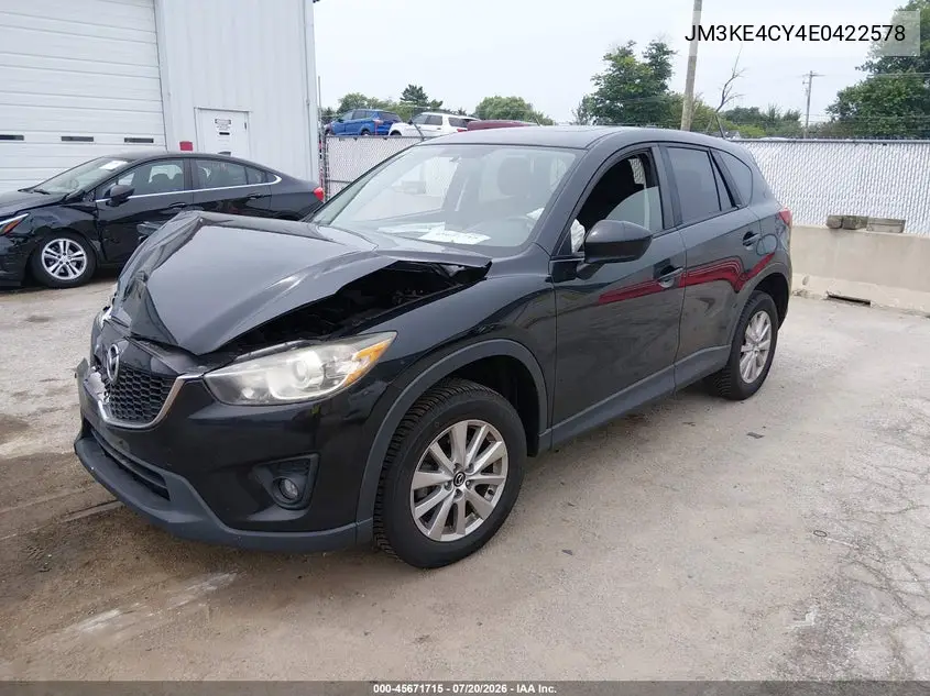 2014 Mazda Cx-5 Touring VIN: JM3KE4CY4E0422578 Lot: 45671715